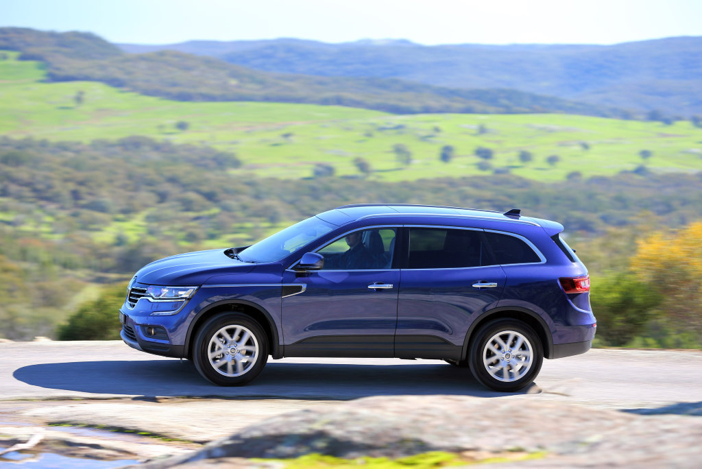The 2016 model Renault Koleos. The 2016 model Renault Koleos.